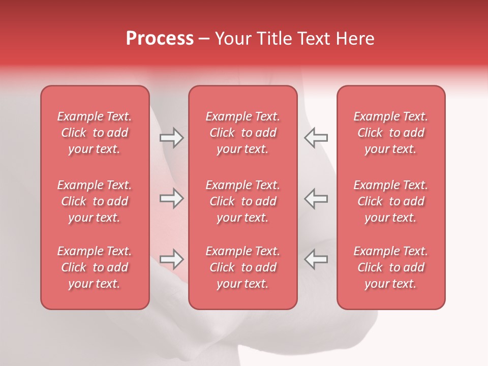 Human Elbow Ill PowerPoint Template