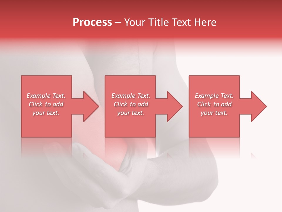 Human Elbow Ill PowerPoint Template