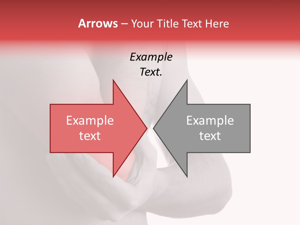 Human Elbow Ill PowerPoint Template
