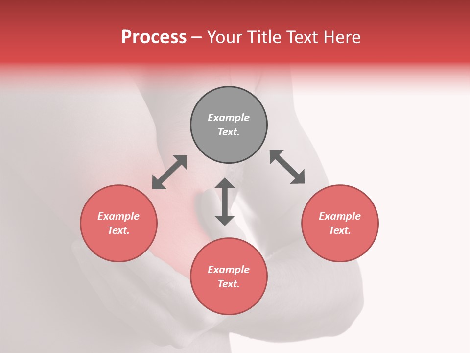 Human Elbow Ill PowerPoint Template
