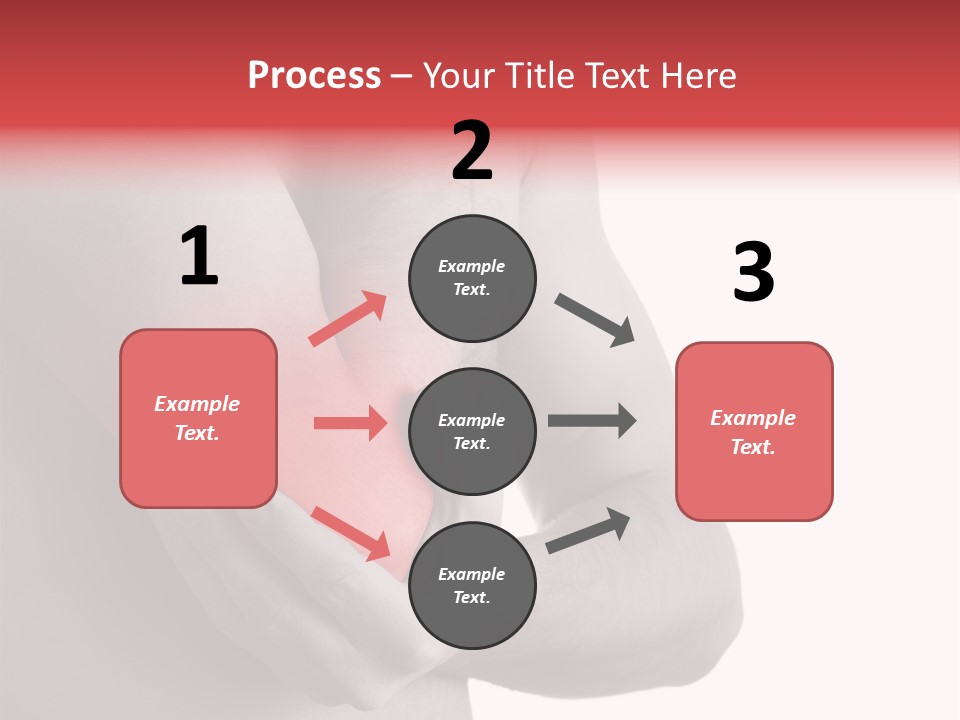 Human Elbow Ill PowerPoint Template