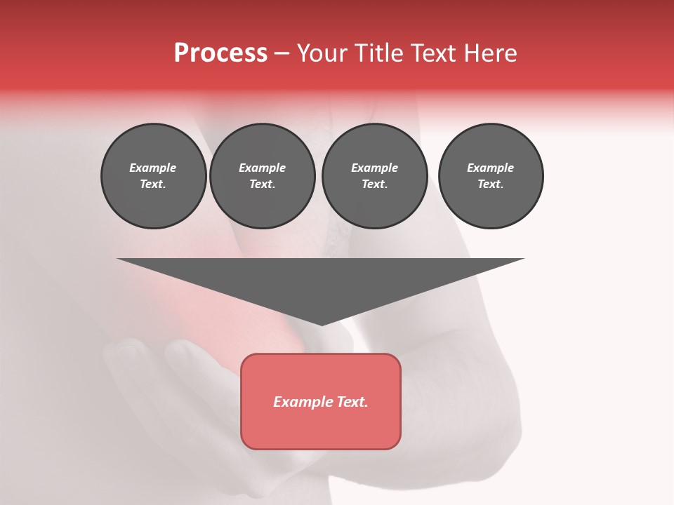 Human Elbow Ill PowerPoint Template