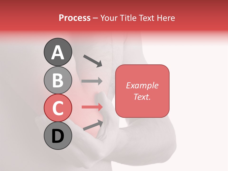 Human Elbow Ill PowerPoint Template