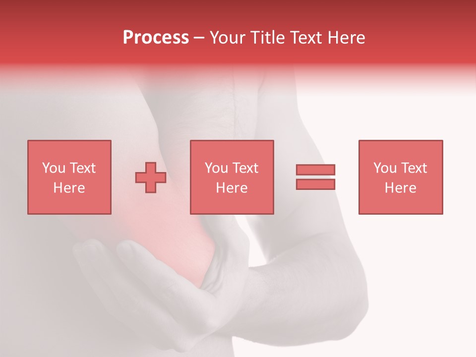 Human Elbow Ill PowerPoint Template