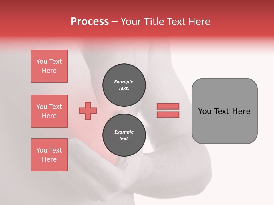 Human Elbow Ill PowerPoint Template