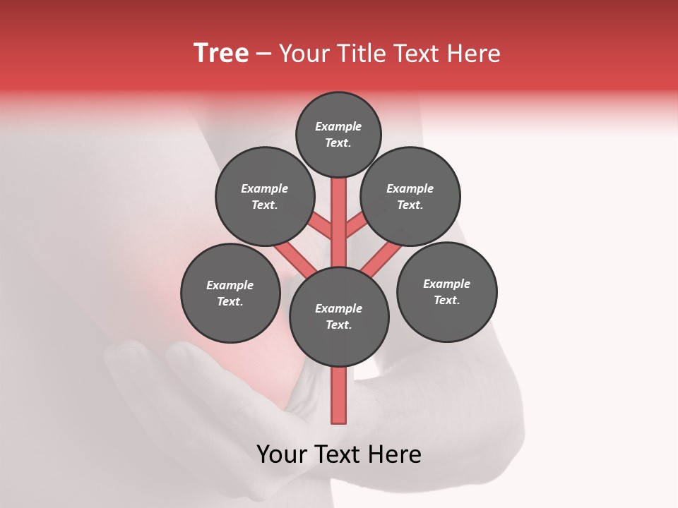 Human Elbow Ill PowerPoint Template