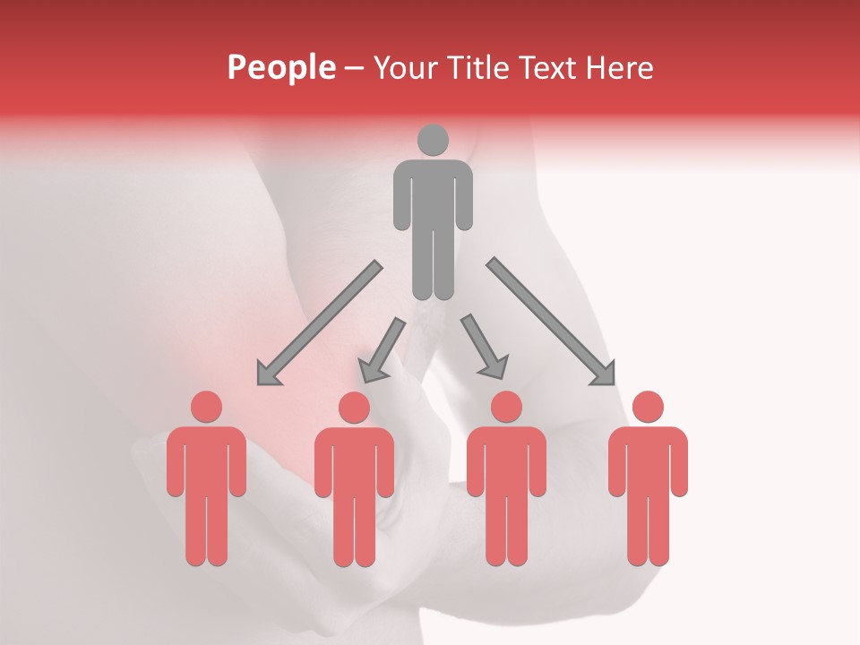 Human Elbow Ill PowerPoint Template