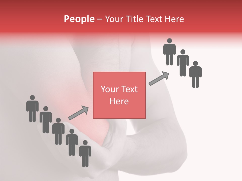 Human Elbow Ill PowerPoint Template