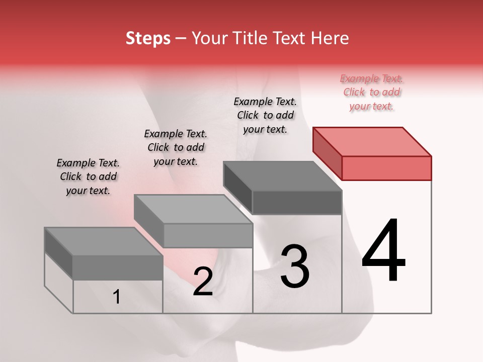 Human Elbow Ill PowerPoint Template