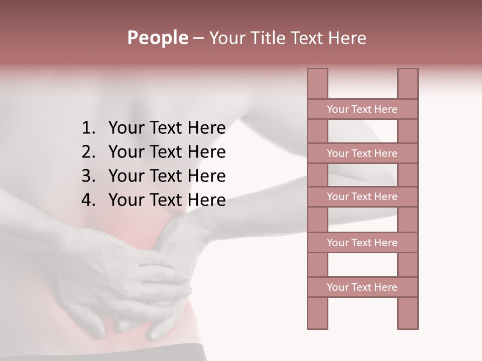 Beautiful White Young PowerPoint Template