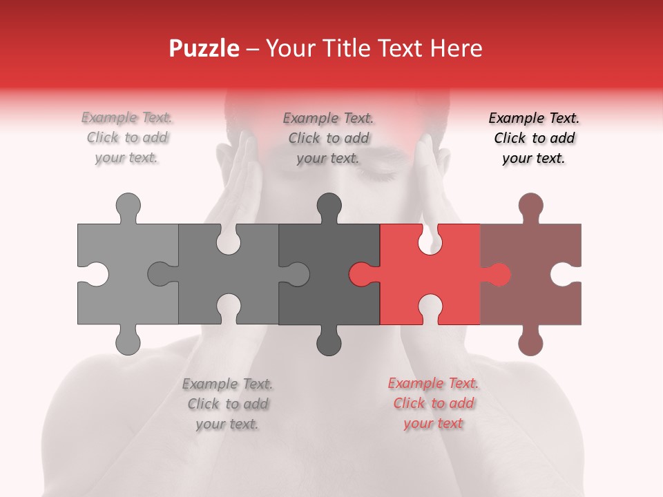 Adult Loneliness Ache PowerPoint Template