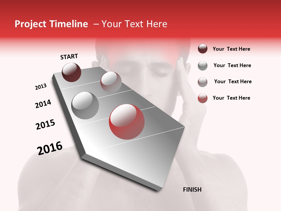 Adult Loneliness Ache PowerPoint Template