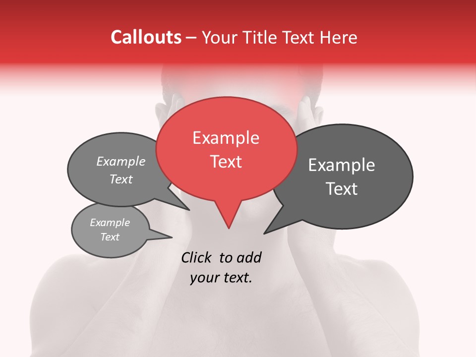 Adult Loneliness Ache PowerPoint Template