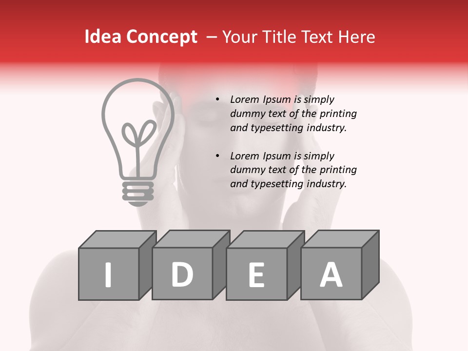 Adult Loneliness Ache PowerPoint Template