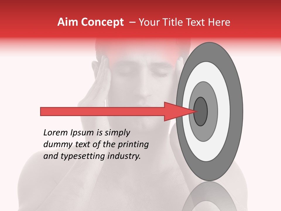 Adult Loneliness Ache PowerPoint Template