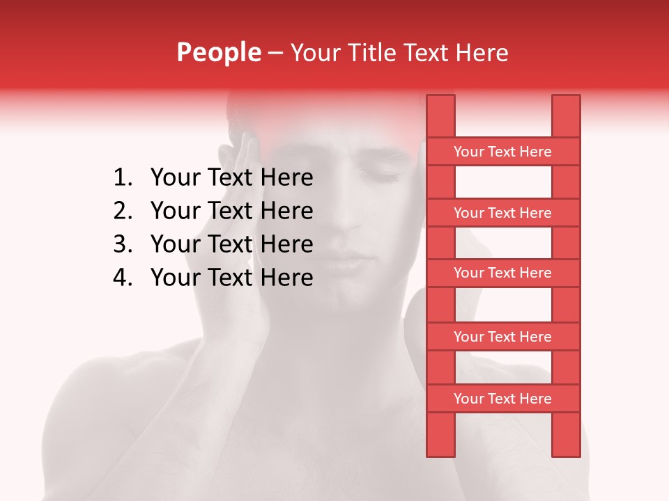 Adult Loneliness Ache PowerPoint Template