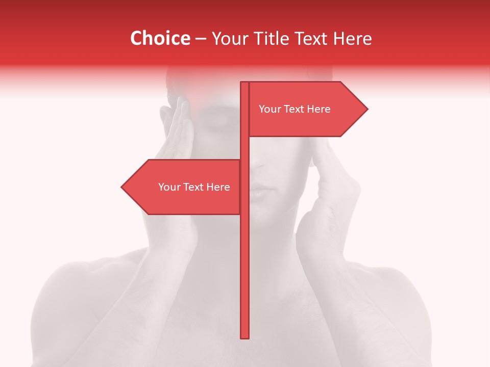 Adult Loneliness Ache PowerPoint Template