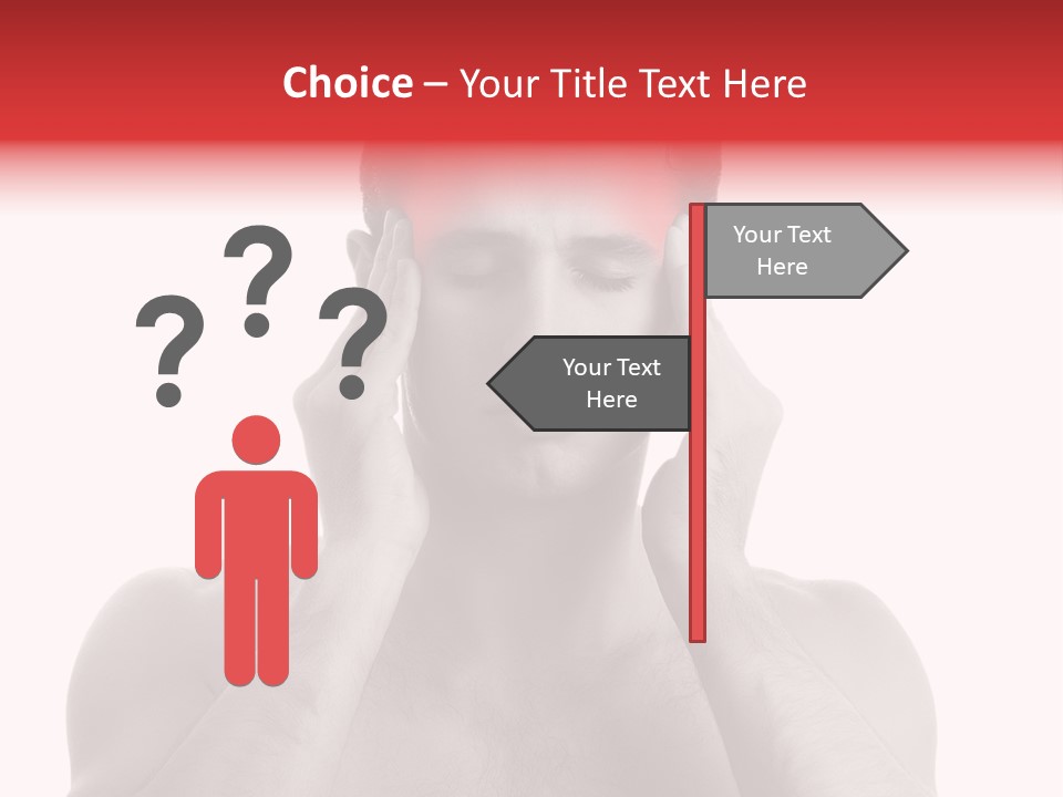 Adult Loneliness Ache PowerPoint Template