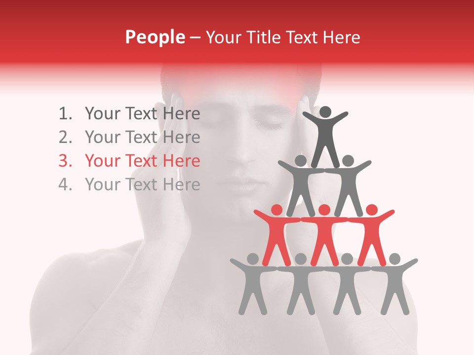 Adult Loneliness Ache PowerPoint Template