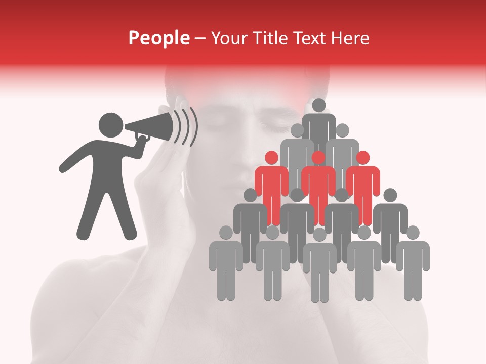 Adult Loneliness Ache PowerPoint Template