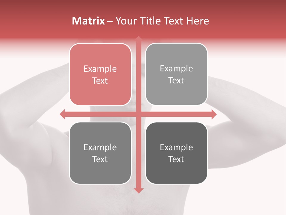 Upset Red Man PowerPoint Template