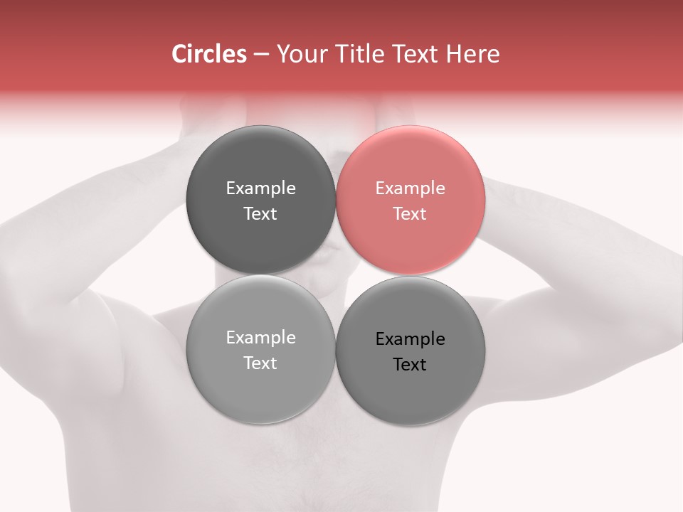 Upset Red Man PowerPoint Template