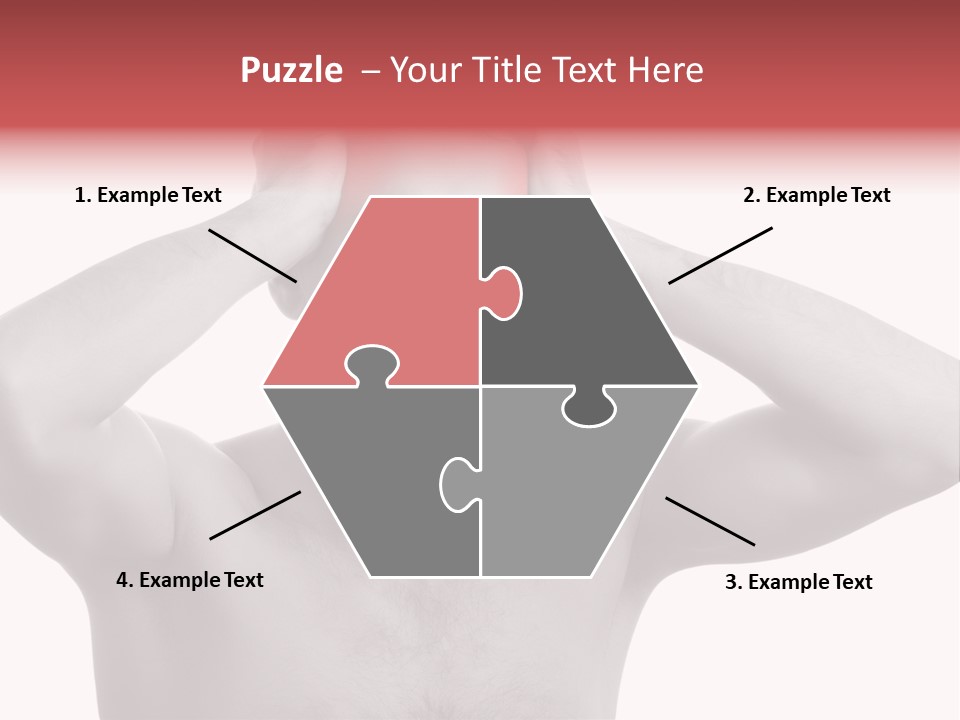 Upset Red Man PowerPoint Template