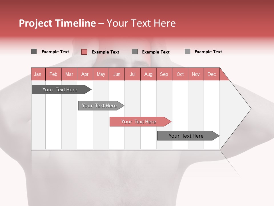 Upset Red Man PowerPoint Template