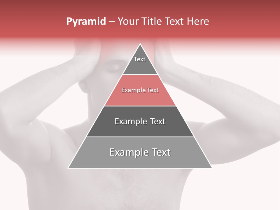 Upset Red Man PowerPoint Template