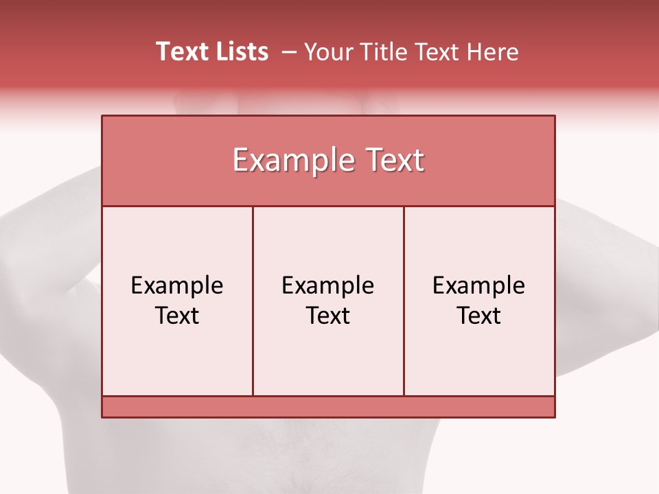 Upset Red Man PowerPoint Template