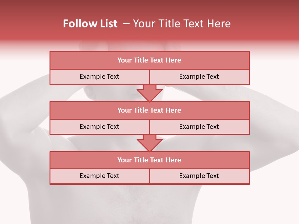 Upset Red Man PowerPoint Template