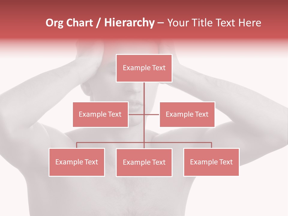 Upset Red Man PowerPoint Template