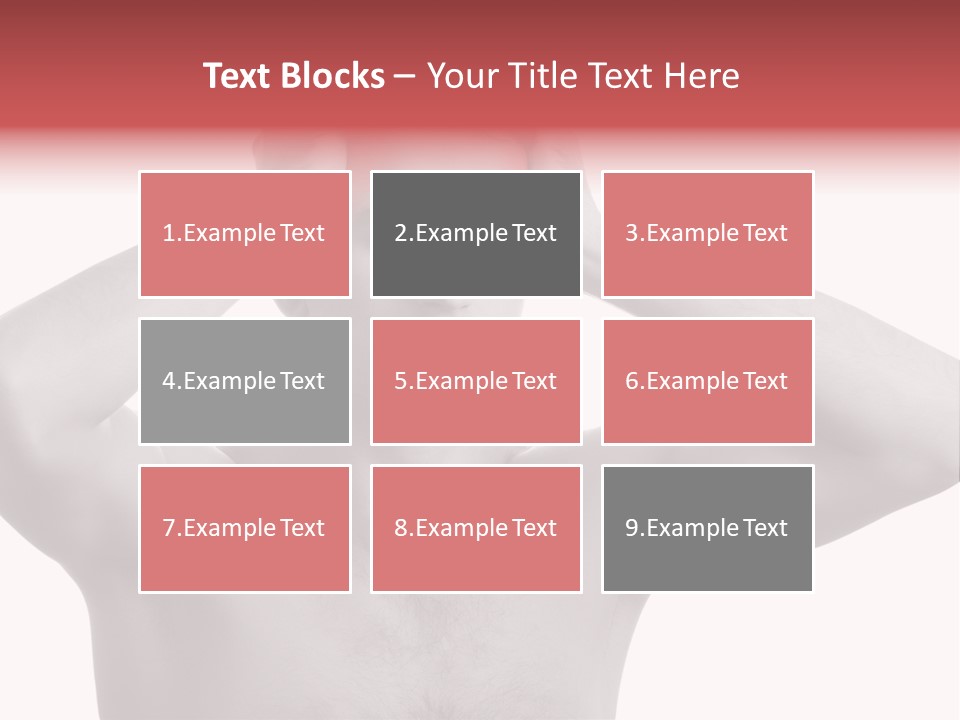 Upset Red Man PowerPoint Template