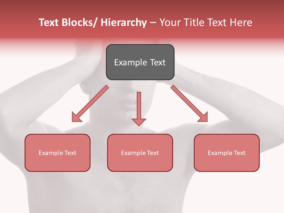Upset Red Man PowerPoint Template