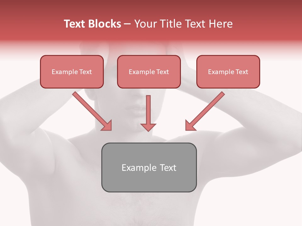Upset Red Man PowerPoint Template