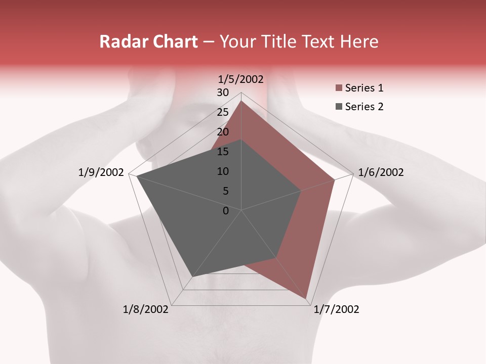 Upset Red Man PowerPoint Template