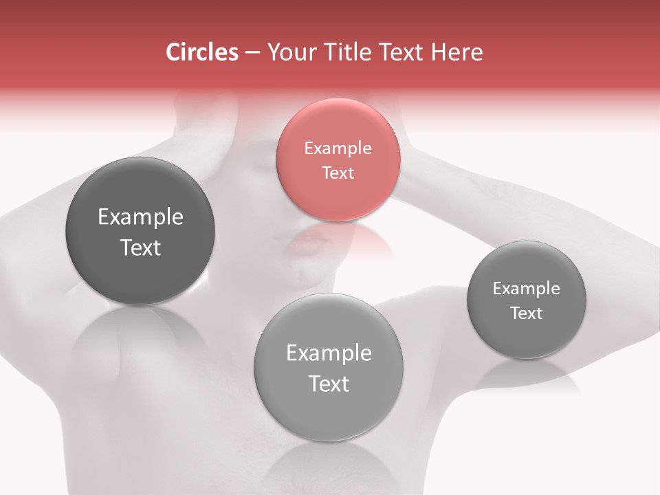 Upset Red Man PowerPoint Template