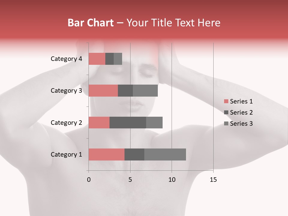 Upset Red Man PowerPoint Template