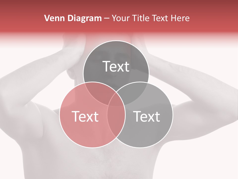 Upset Red Man PowerPoint Template