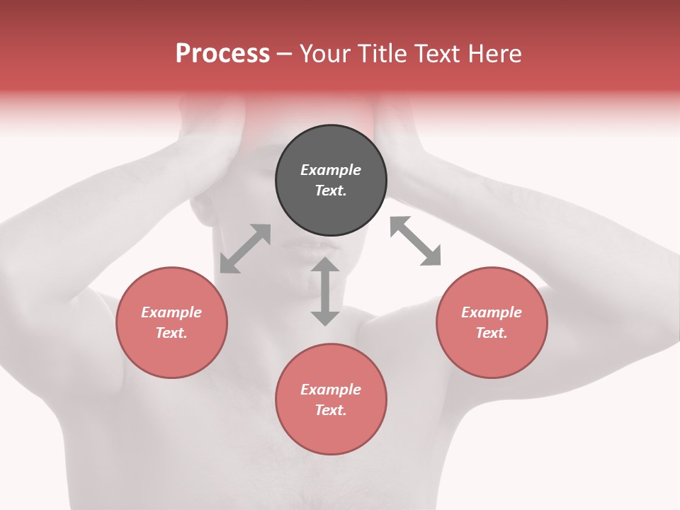 Upset Red Man PowerPoint Template