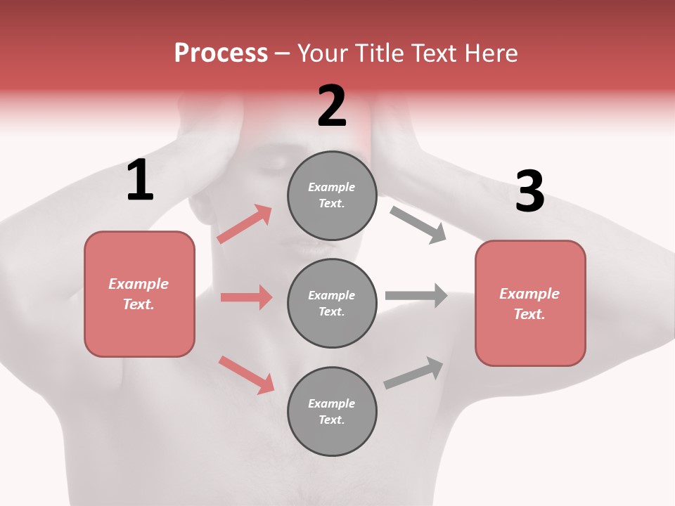Upset Red Man PowerPoint Template