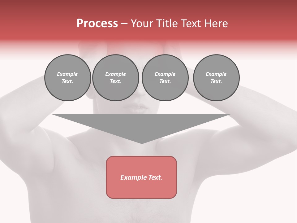 Upset Red Man PowerPoint Template