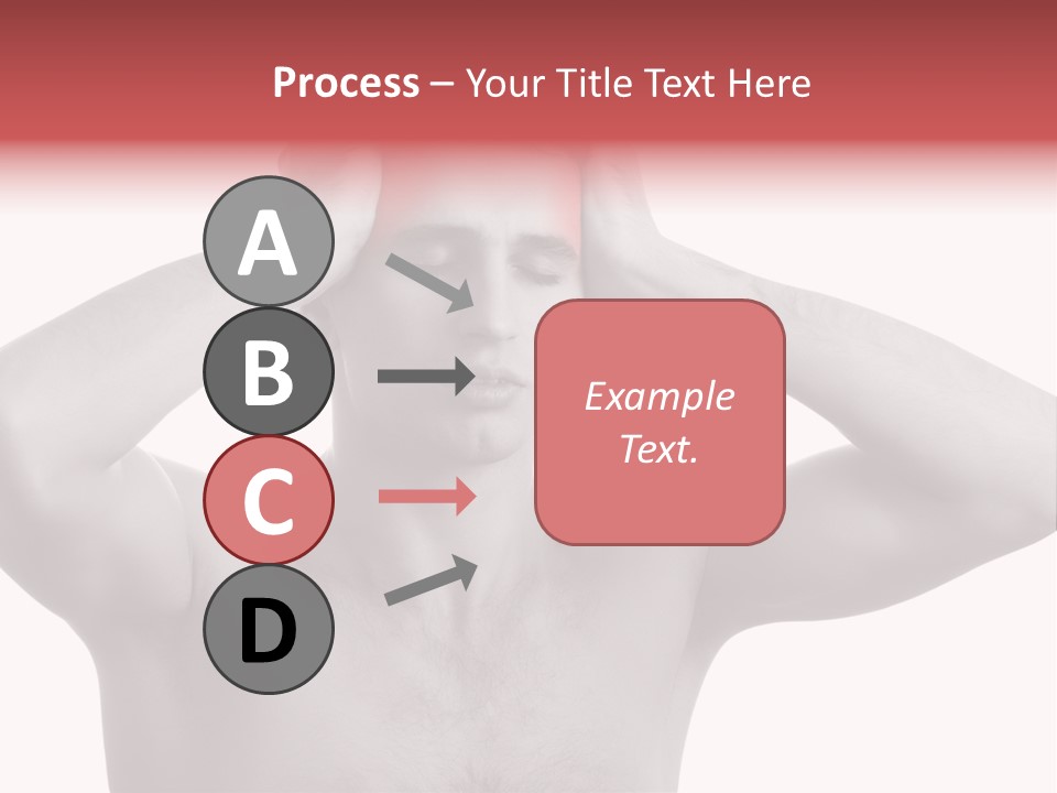 Upset Red Man PowerPoint Template