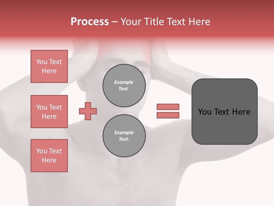 Upset Red Man PowerPoint Template