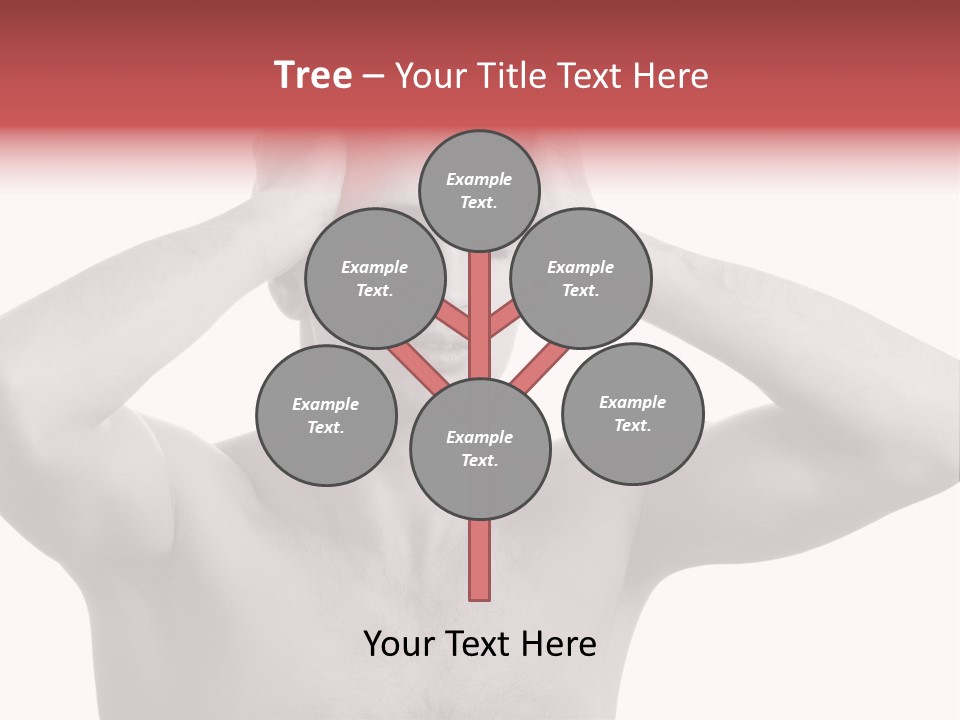 Upset Red Man PowerPoint Template