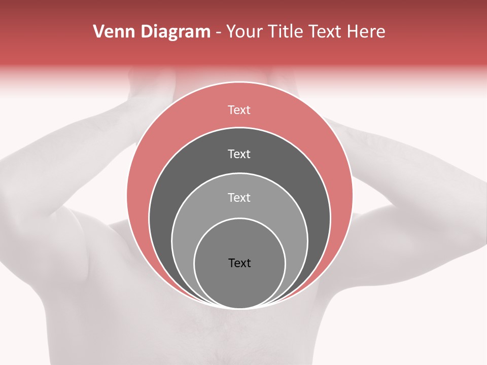 Upset Red Man PowerPoint Template