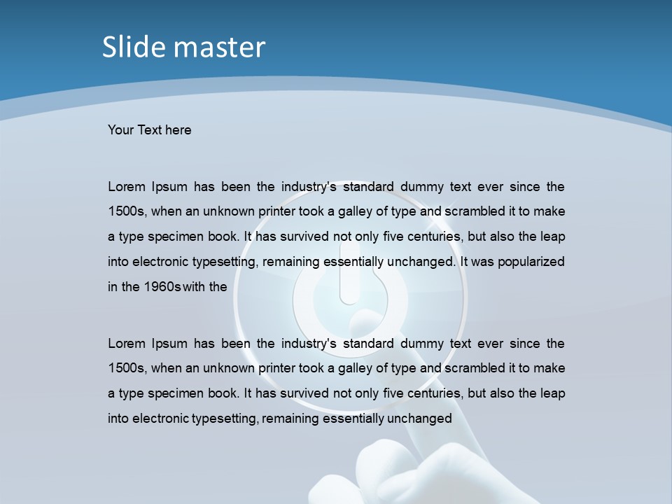 Shore Problem Nature PowerPoint Template