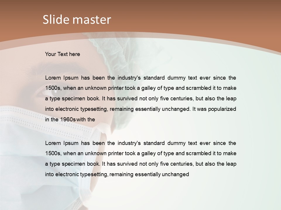 Medical Uniform Protection PowerPoint Template