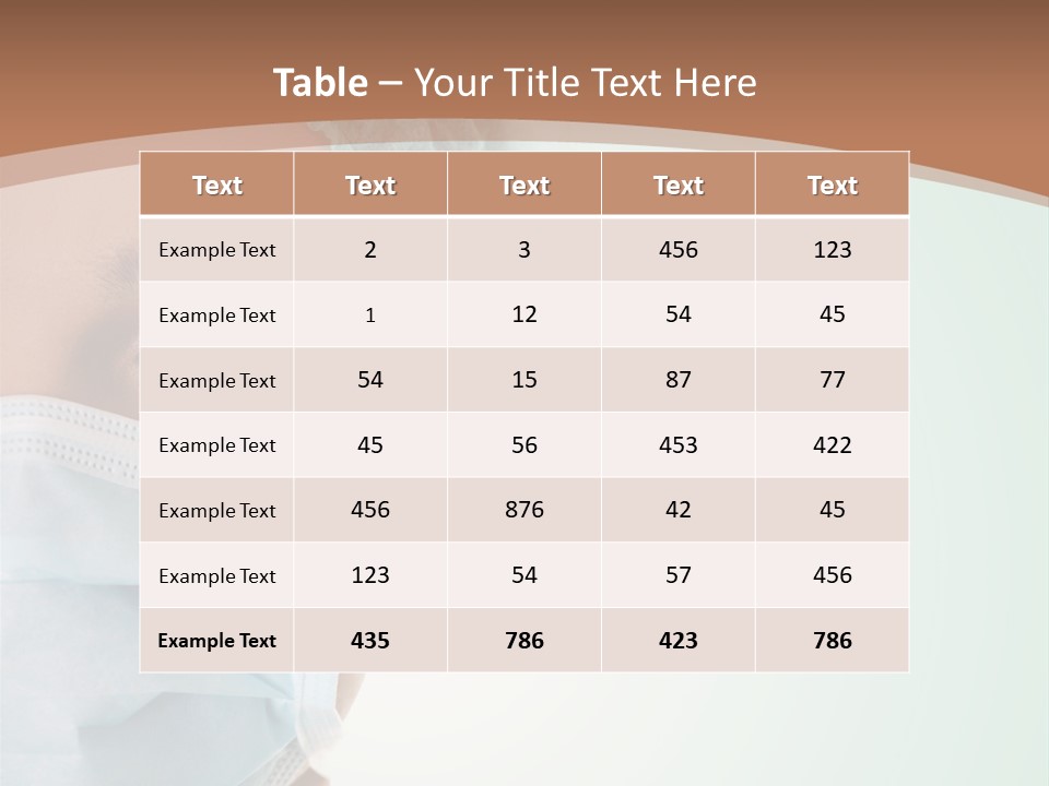 Medical Uniform Protection PowerPoint Template