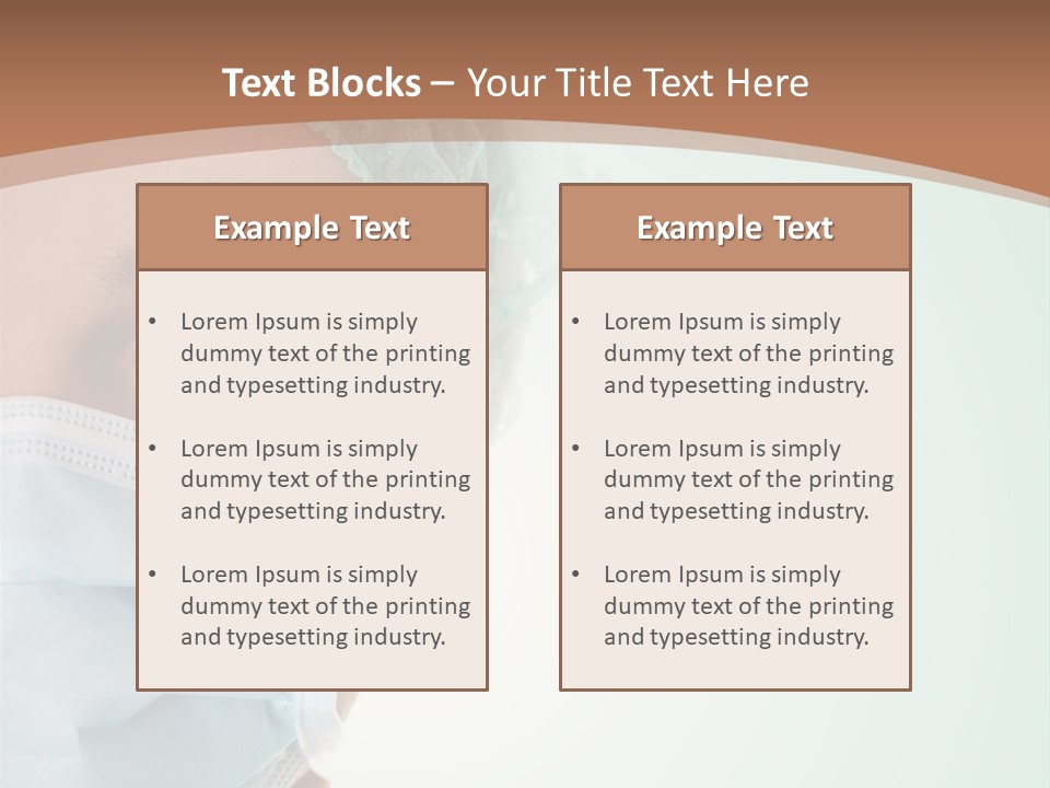 Medical Uniform Protection PowerPoint Template